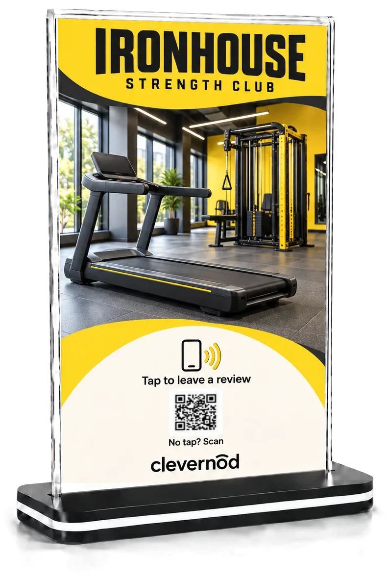 Sample stand for a gym, Ironhouse